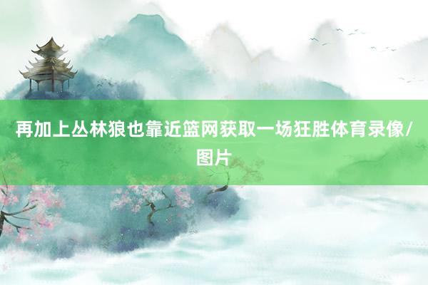 再加上丛林狼也靠近篮网获取一场狂胜体育录像/图片