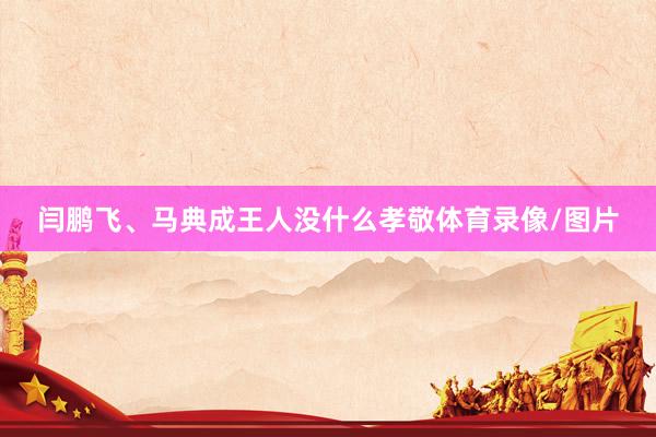 闫鹏飞、马典成王人没什么孝敬体育录像/图片