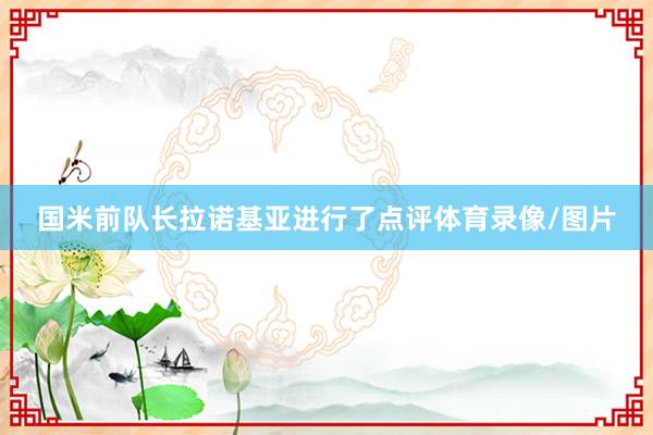 国米前队长拉诺基亚进行了点评体育录像/图片