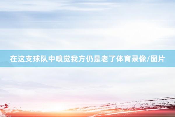 在这支球队中嗅觉我方仍是老了体育录像/图片