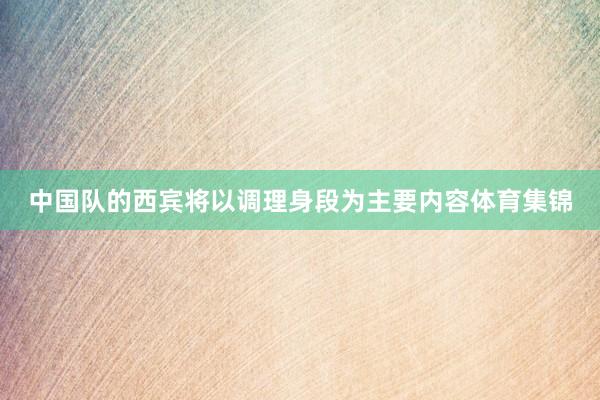 中国队的西宾将以调理身段为主要内容体育集锦