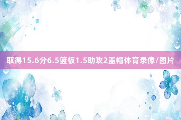 取得15.6分6.5篮板1.5助攻2盖帽体育录像/图片