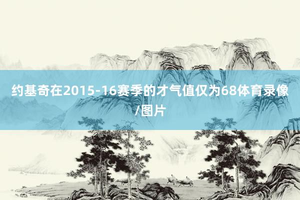 约基奇在2015-16赛季的才气值仅为68体育录像/图片