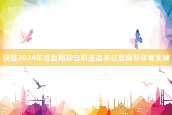 骁雄2024年往复阻抑日前还追求过詹姆斯体育集锦