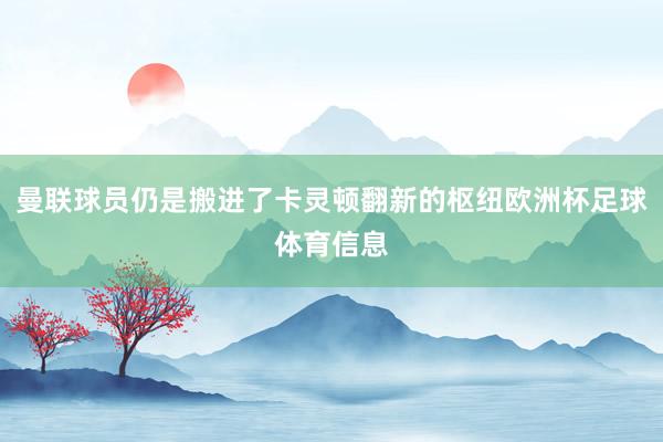 曼联球员仍是搬进了卡灵顿翻新的枢纽欧洲杯足球体育信息