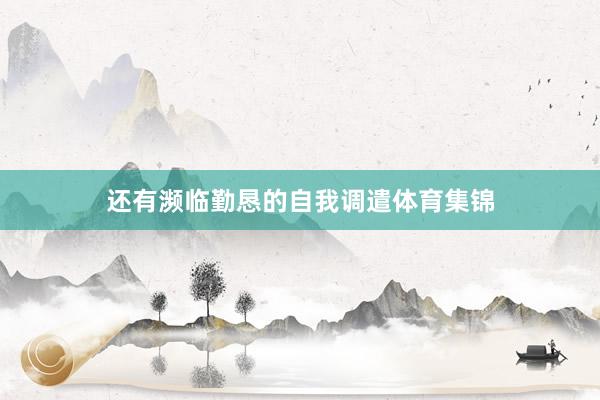 还有濒临勤恳的自我调遣体育集锦