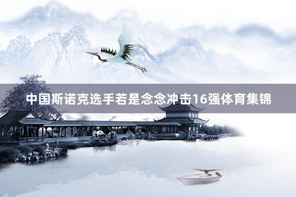 中国斯诺克选手若是念念冲击16强体育集锦