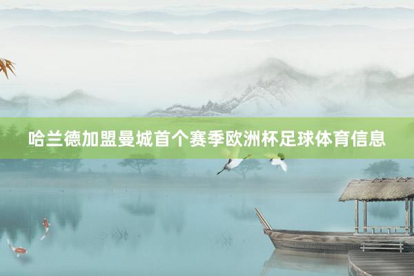 哈兰德加盟曼城首个赛季欧洲杯足球体育信息
