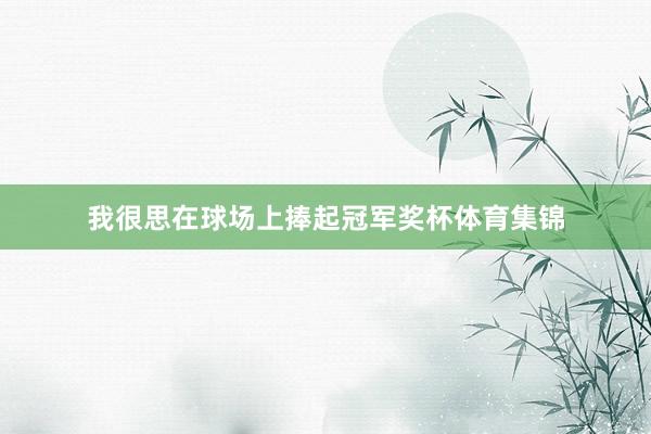 我很思在球场上捧起冠军奖杯体育集锦