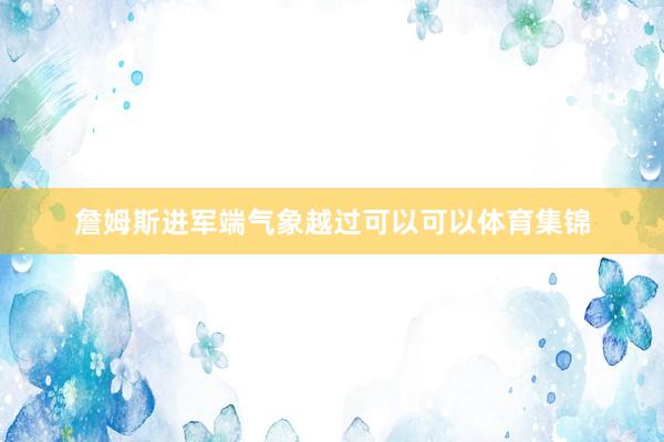 詹姆斯进军端气象越过可以可以体育集锦