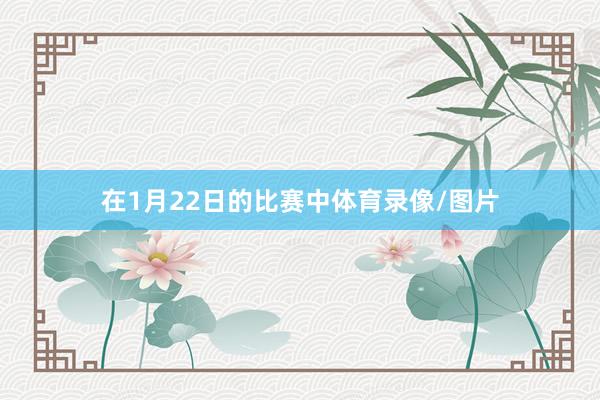 在1月22日的比赛中体育录像/图片