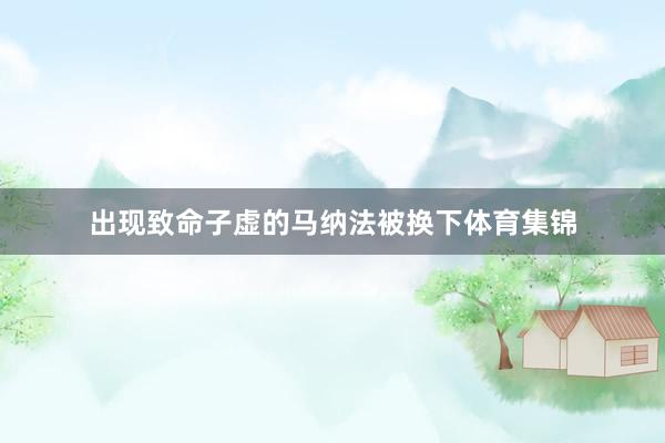 出现致命子虚的马纳法被换下体育集锦