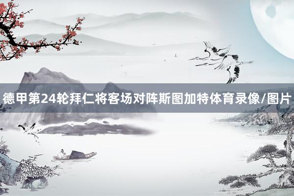 德甲第24轮拜仁将客场对阵斯图加特体育录像/图片