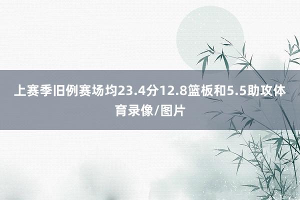 上赛季旧例赛场均23.4分12.8篮板和5.5助攻体育录像/图片