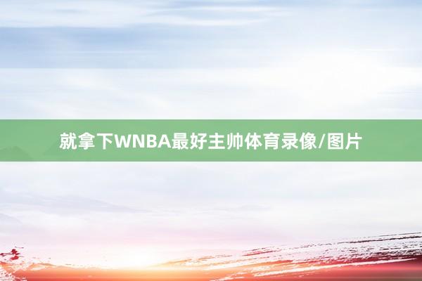 就拿下WNBA最好主帅体育录像/图片
